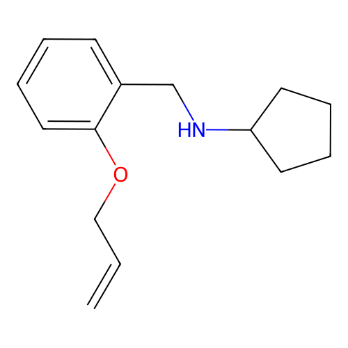 N-(2-(Allyloxy)benzyl)cyclopentanamine structure