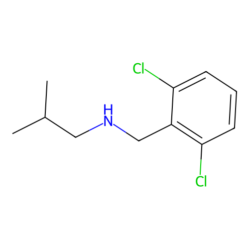 [(2,6-Dichlorophenyl)methyl](2-methylpropyl)amine structure