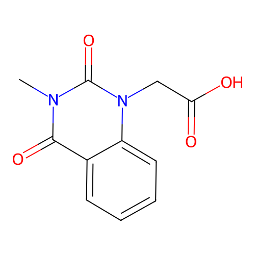 2-(3-Methyl-2,4-dioxo-1,2,3,4-tetrahydroquinazolin-1-yl)acetic acid structure