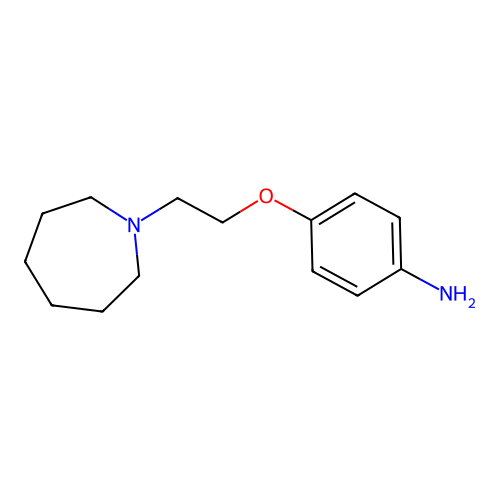 4-[2-(1-Azepanyl)ethoxy]aniline structure