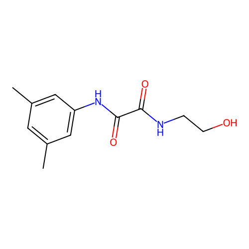 N1-(3,5-dimethylphenyl)-N2-(2-hydroxyethyl)oxalamide structure