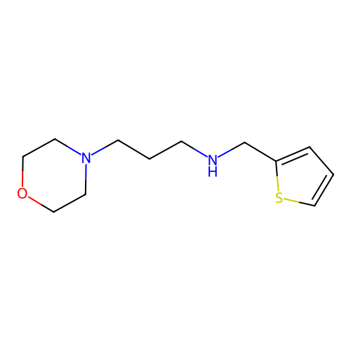 (3-Morpholin-4-yl-propyl)-thiophen-2-ylmethyl-amine structure