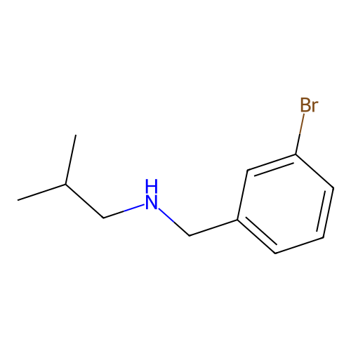 N-(3-bromobenzyl)-N-isobutylamine structure