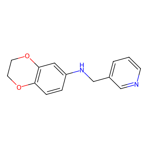 n-(Pyridin-3-ylmethyl)-2,3-dihydrobenzo[b][1,4]dioxin-6-amine structure