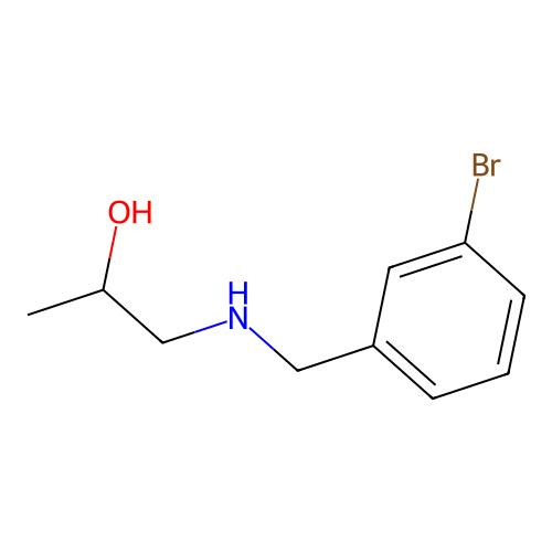 1-[(3-Bromobenzyl)amino]-2-propanol structure