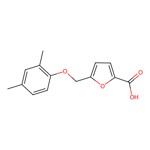 5-(2,4-Dimethylphenoxymethyl)furan-2-carboxylic acid structure