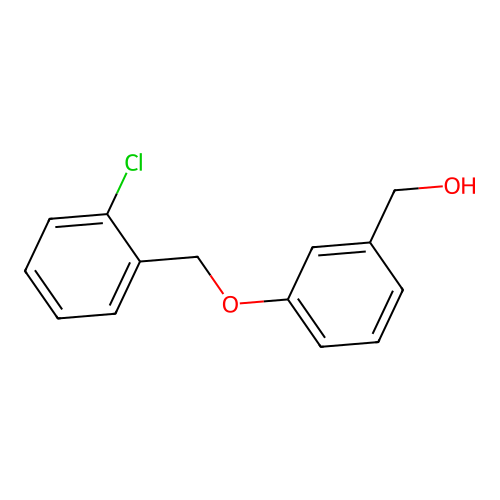 (3-(2-Chlorobenzyloxy)phenyl)methanol structure