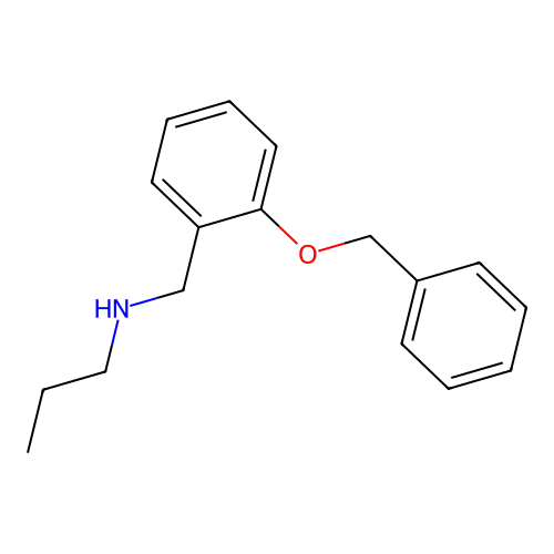 {[2-(Benzyloxy)phenyl]methyl}(propyl)amine structure