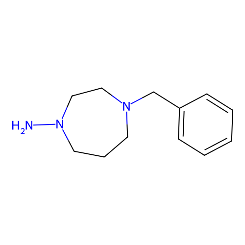 4-苄基-1,4-二氮杂环庚烷-1-胺 structure