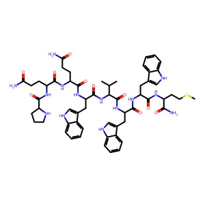 Substance P (4-11), pro(4)-val(8)-trp(7,9,10)- structure