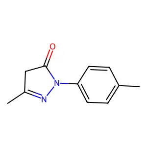 2,4-Dihydro-5-methyl-2-(4-methylphenyl)-3H-pyrazol-3-one structure