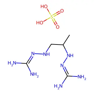 5-cyano-2-(trifluoromethyl)-1H-imidazole-4-carboxamide structure