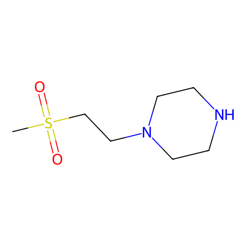 1-(2-(Methylsulfonyl)ethyl)piperazine structure