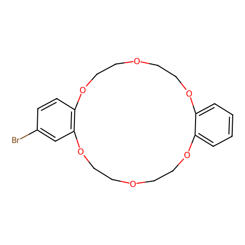 4-Bromo-dibenzo-18-crown-6 structure