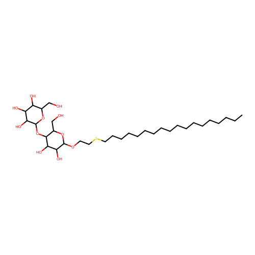 a-D-Gal-(1-->4)-b-D-Gal-1-->O-OTE structure