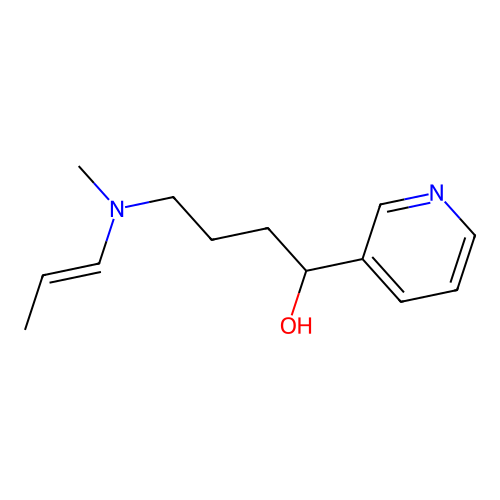 4-(N-Methyl-N-propenylamino)-1-(3-pyridyl)-1-butanol-(preparation kit) structure