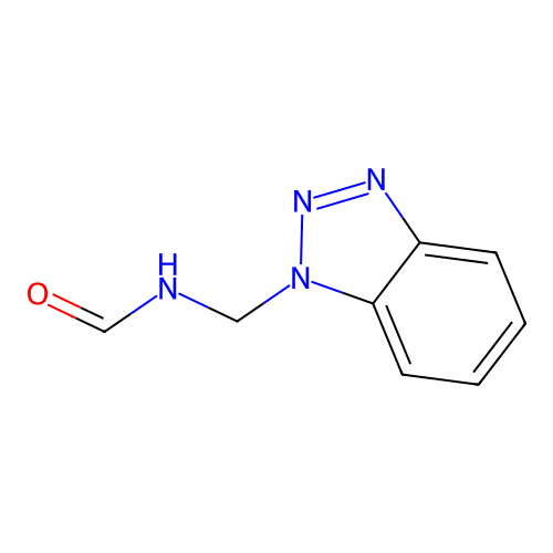 1-(Formamidomethyl)-1H-benzotriazole structure
