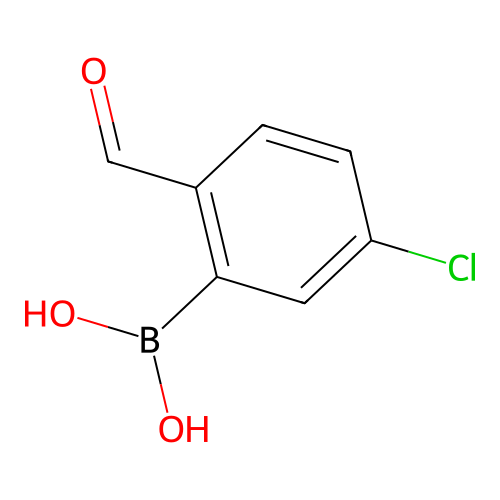 5-Chloro-2-formylphenylboronic acid structure