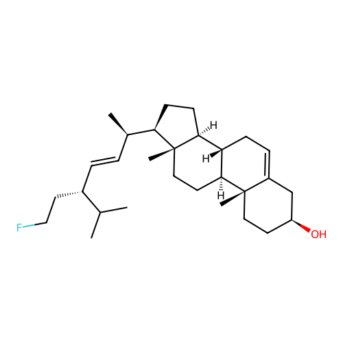 29-Fluorostigmasterol structure