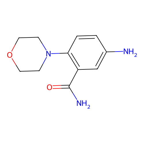 5-Amino-2-morpholin-4-yl-benzamide structure