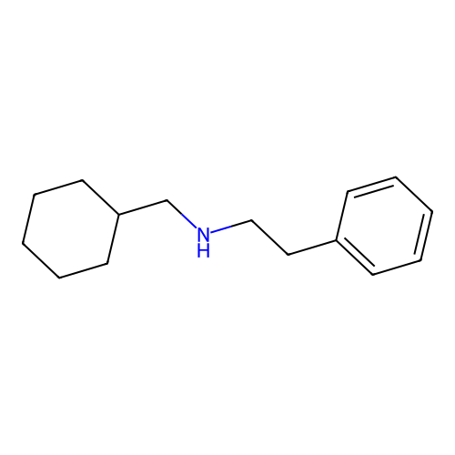 (Cyclohexylmethyl)(2-phenylethyl)amine structure
