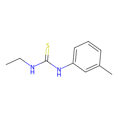 1-Ethyl-3-(3-methylphenyl)thiourea structure
