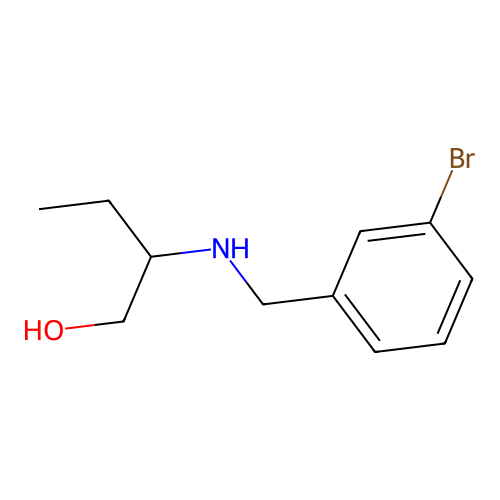 2-[(3-Bromophenyl)methylamino]butan-1-ol structure
