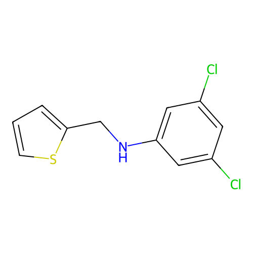 3,5-Dichloro-N-(2-thienylmethyl)aniline structure