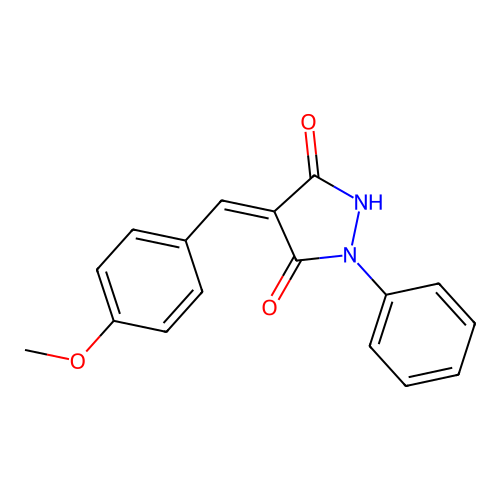 4-[(4-Methoxyphenyl)methylidene]-1-phenylpyrazolidine-3,5-dione structure