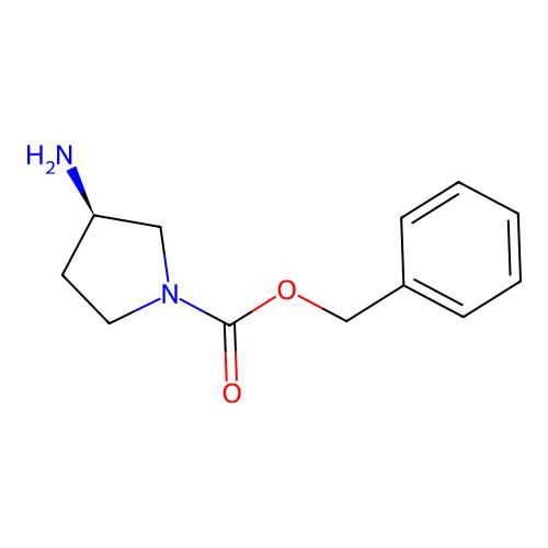 (R)-3-Amino-1-N-Cbz-pyrrolidine structure