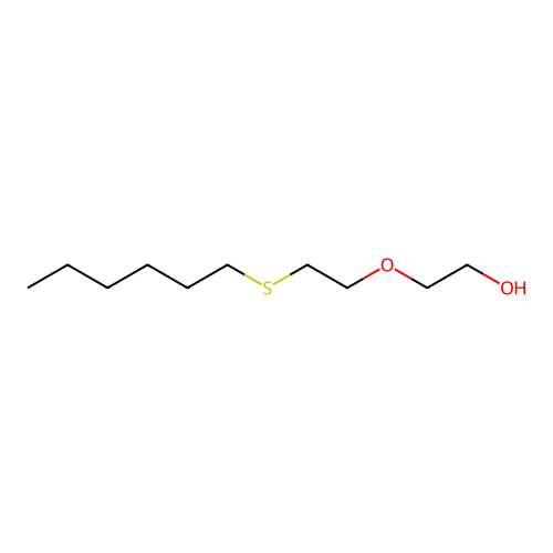 Diethylene glycol, monothio, S-hexyl structure