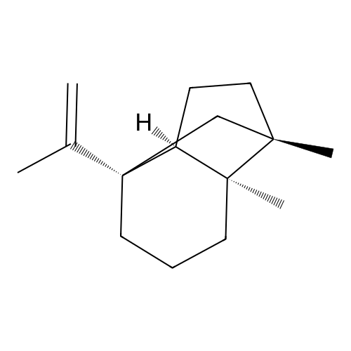 (4R,7aS)-1,7a-Dimethyl-4-(prop-1-en-2-yl)octahydro-1H-1,4-methanoindene structure