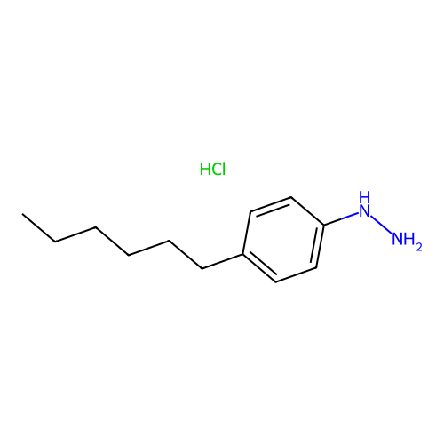 (4-Hexylphenyl)hydrazine hydrochloride structure