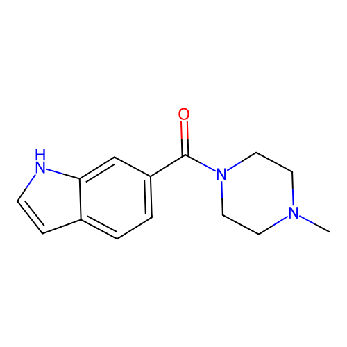 (1H-Indol-6-yl)(4-methylpiperazin-1-yl)methanone structure