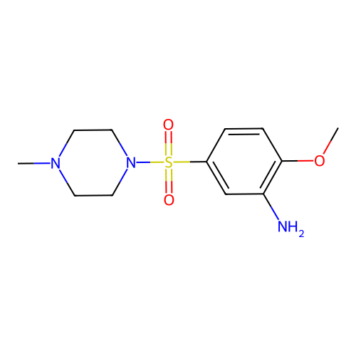 2-Methoxy-5-[(4-methylpiperazin-1-yl)sulfonyl]aniline structure