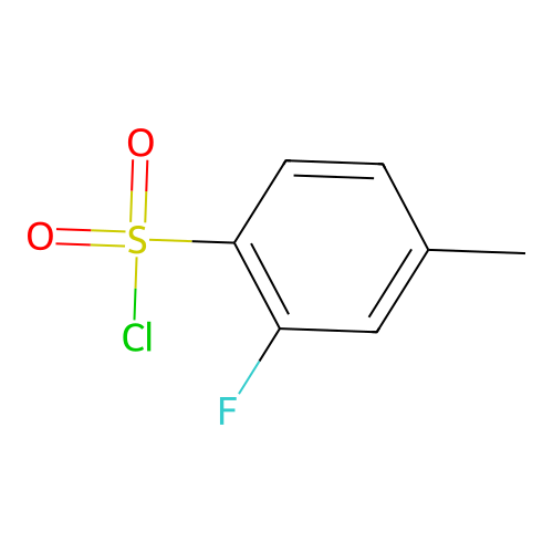 2-Fluoro-4-methylbenzenesulphonyl chloride structure