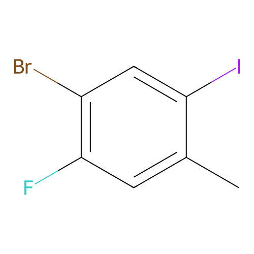 4-Bromo-5-fluoro-2-iodotoluene structure