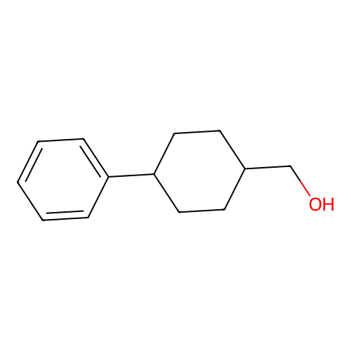 (4-Phenylcyclohexyl)methanol structure