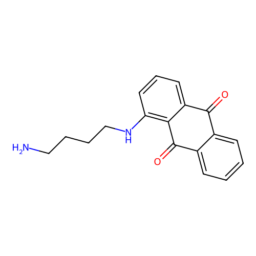 9,10-Anthracenedione, 1-((4-aminobutyl)amino)- structure