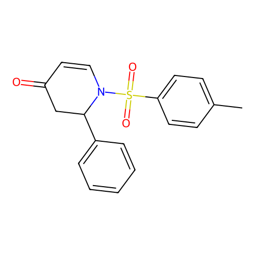 1-(4-Methylphenyl)sulfonyl-2-phenyl-2,3-dihydropyridin-4-one structure