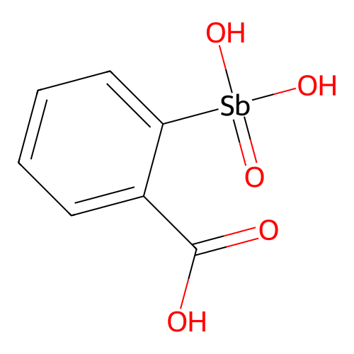 2-锑苯甲酸 structure