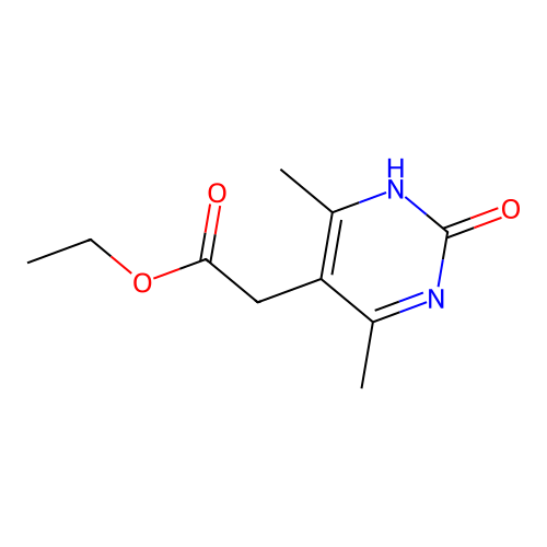 Ethyl 2-(2-hydroxy-4,6-dimethylpyrimidin-5-yl)acetate structure