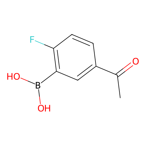 5-Acetyl-2-fluorobenzeneboronic acid structure