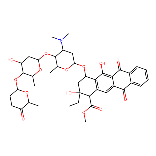 4-Deoxyaclacinomycin A structure