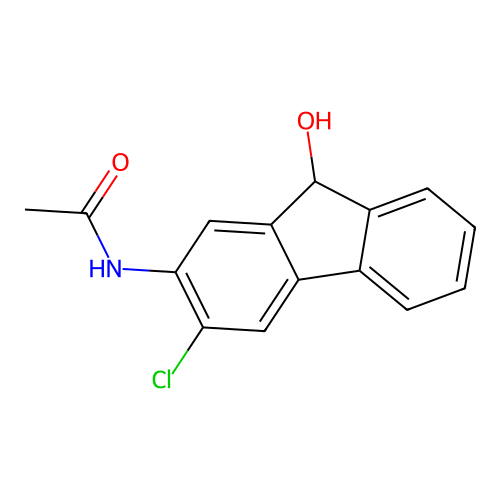 n-(3-Chloro-9-hydroxy-9h-fluoren-2-yl)acetamide structure