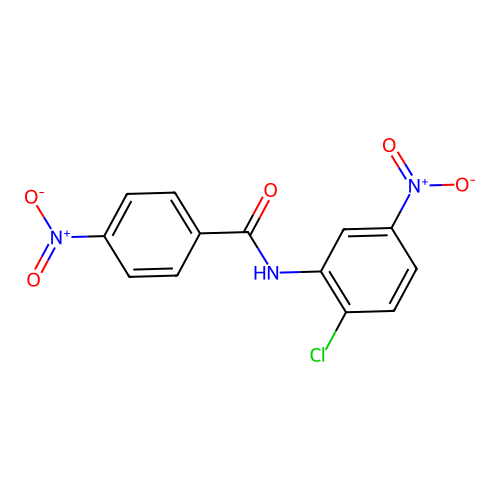 N-(2-氯-5-硝基苯基)-4-硝基苯甲酰胺 structure