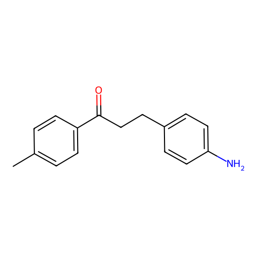 3-(4-Aminophenyl)-1-(4-methylphenyl)propan-1-one structure