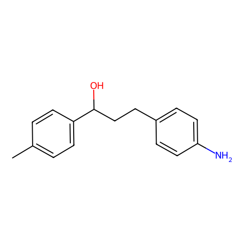 3-(4-Aminophenyl)-1-(4-methylphenyl)propan-1-ol structure