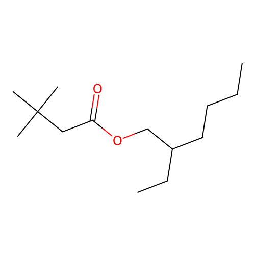 2-Ethylhexyl 3,3-dimethylbutyrate structure