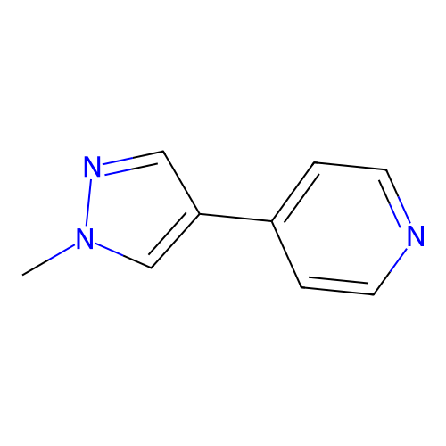 4-(1-Methyl-1H-pyrazol-4-yl)pyridine structure